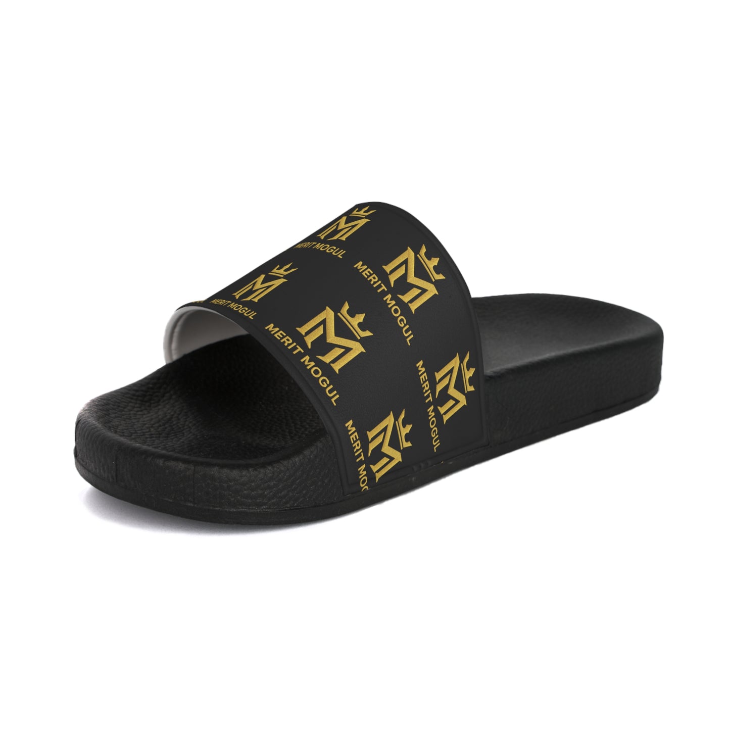 Blk/Gld Mogul Men's Slides