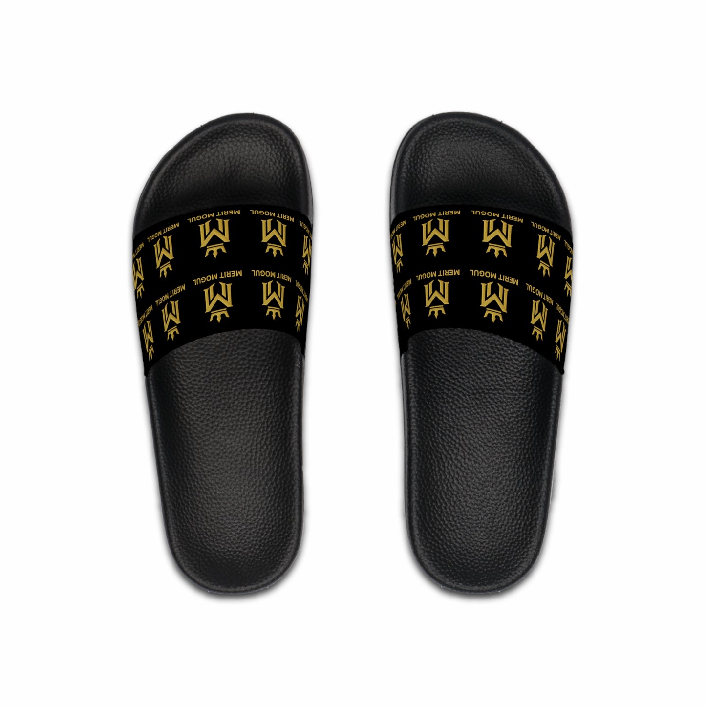 Blk/Gld Mogul Men's Slides